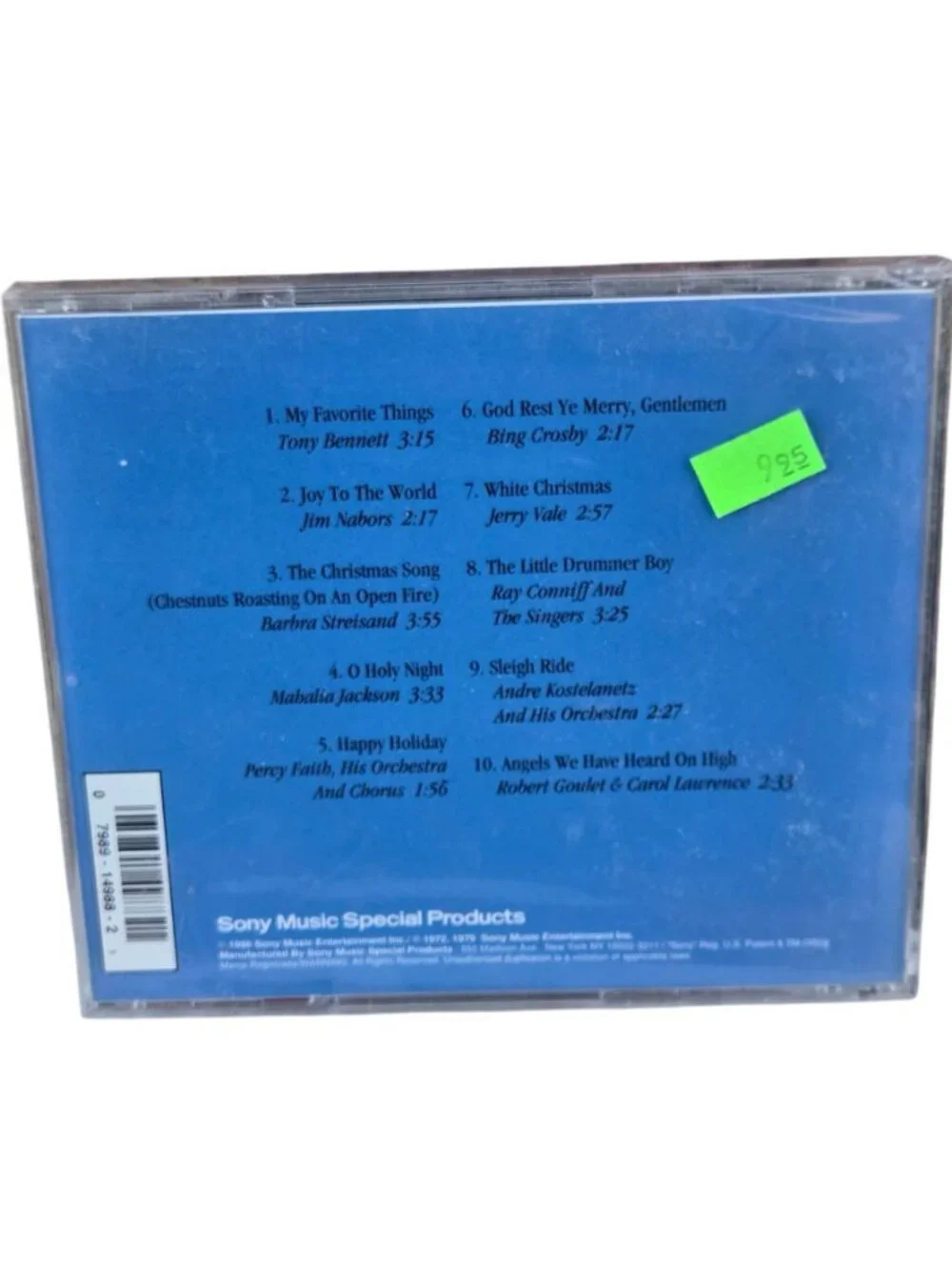Christmas Favorites CD Tony Bennett Barbra Streisand 1996 Sony Music New Sealed
